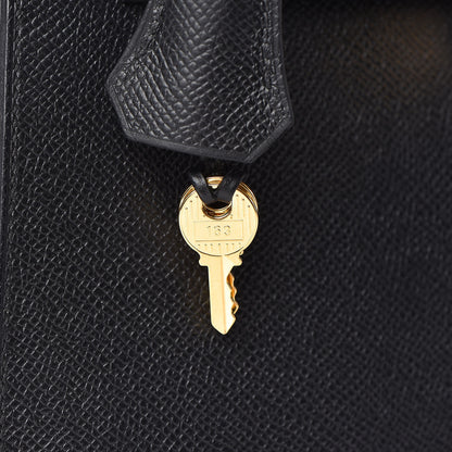 Hermes Epsom Kelly Sellier 25 Black 13 of 34