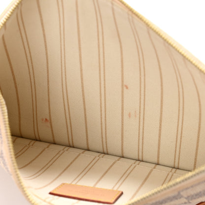 Louis Vuitton Damier Azur Neverfull MM GM Pochette 5 of 10
