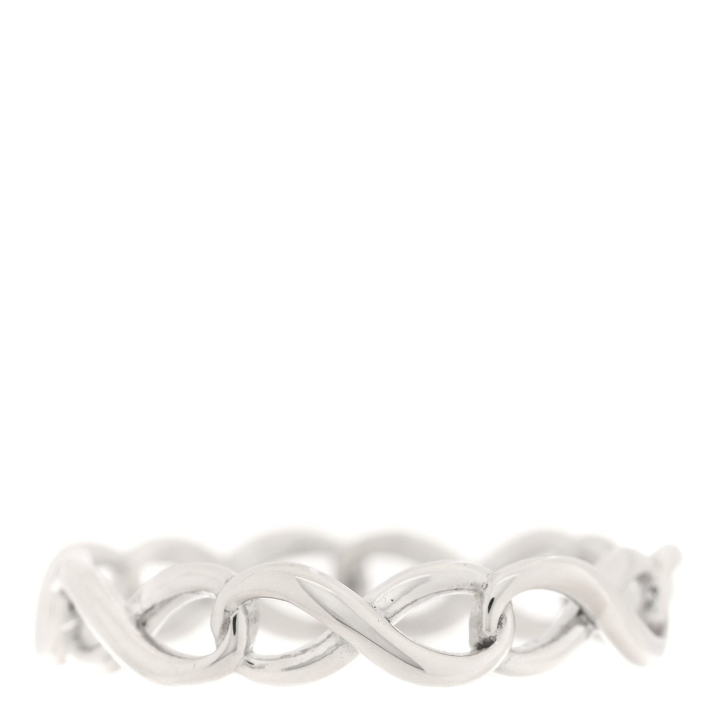 Sterling Silver Narrow Infinity Band Ring 47 4.25