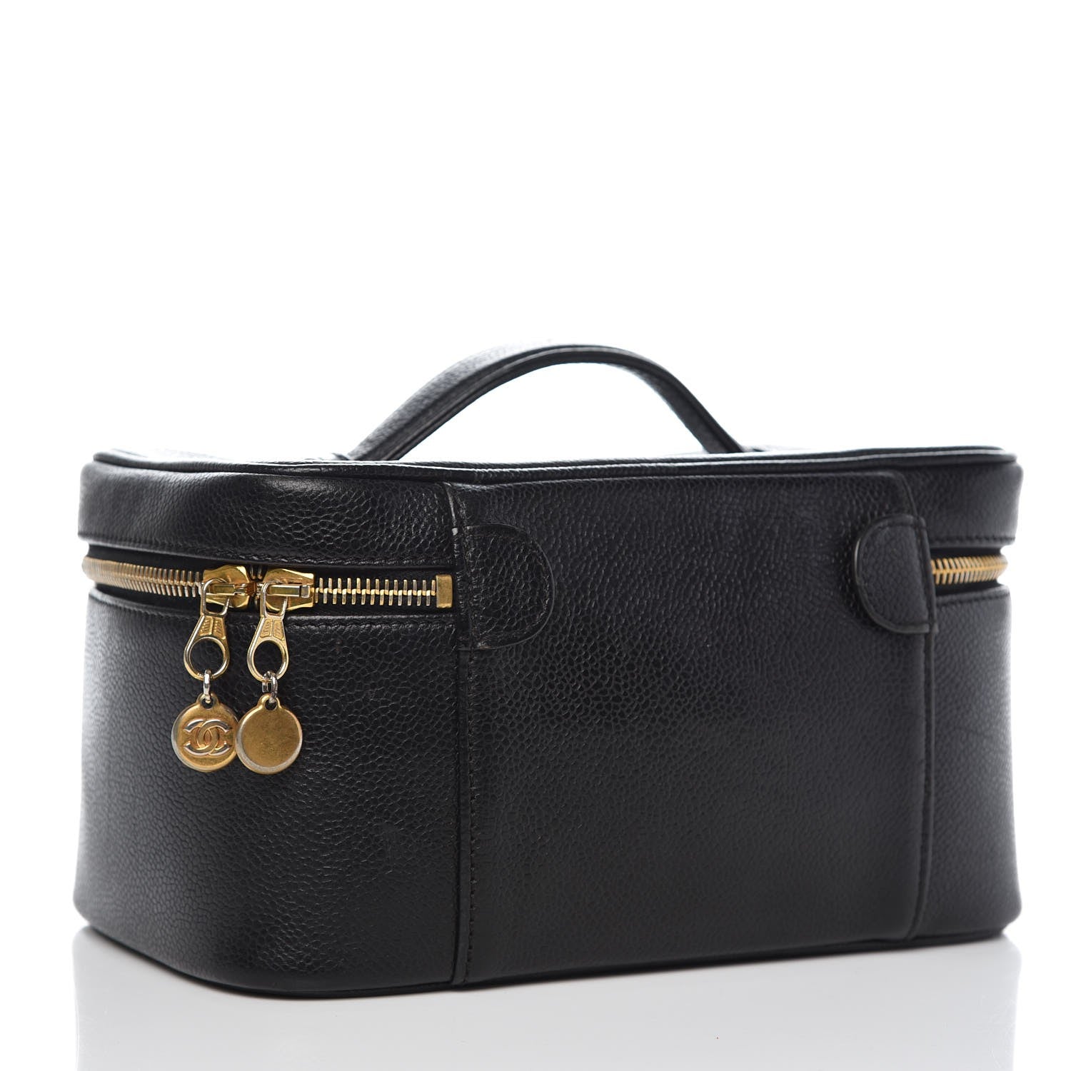 Chanel Caviar Cosmetic Vanity Bag Black 3 of 11