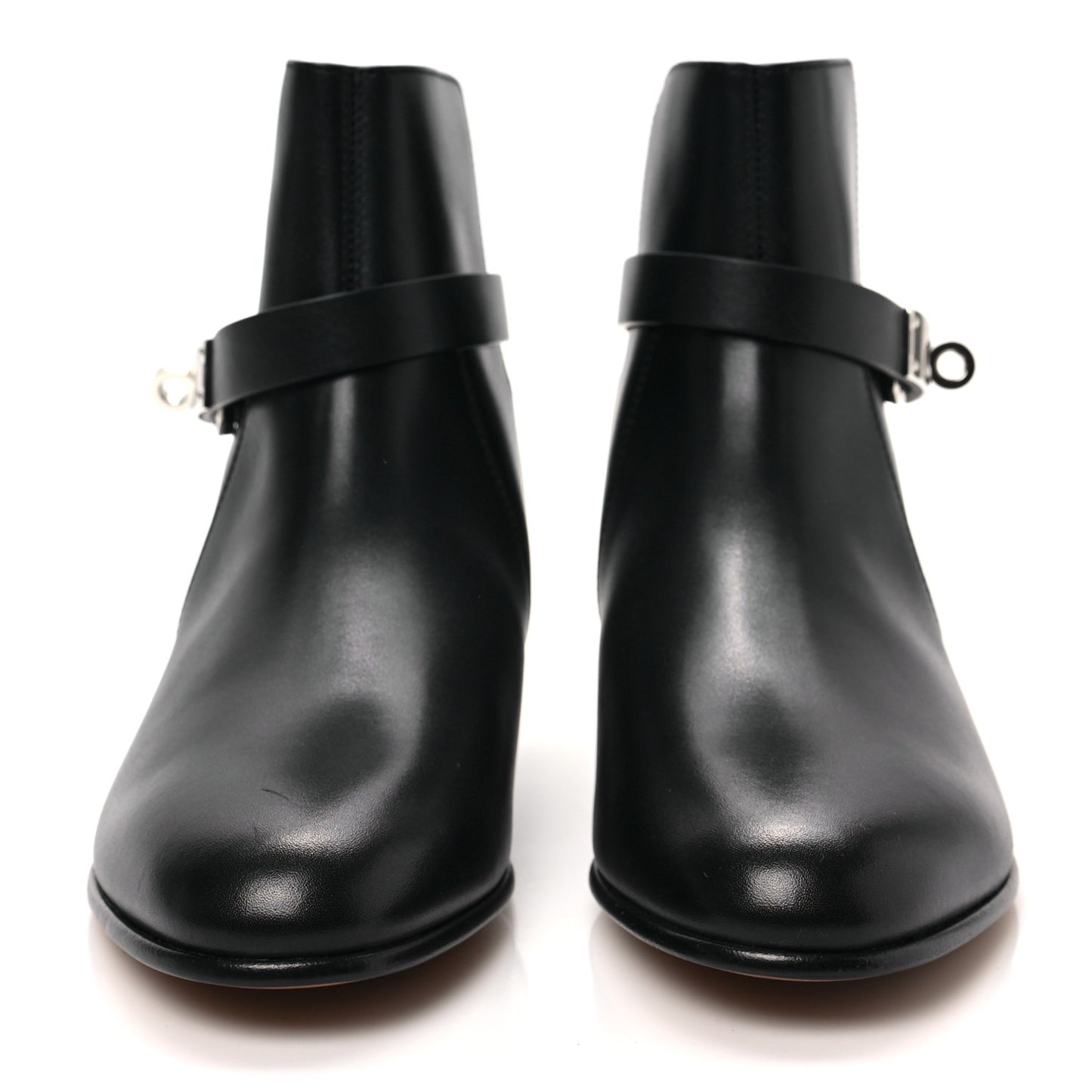 Calfskin Neo Low Boots 36 Black
