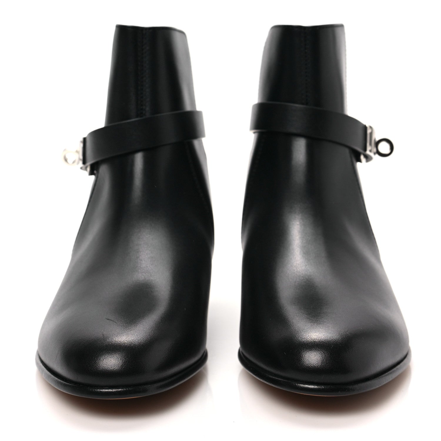 Hermes Calfskin Neo Low Boots 36 Black 2 of 7