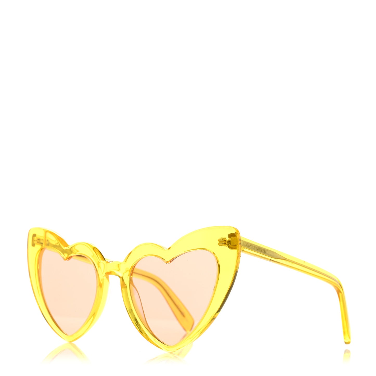 Acetate Heart Frame Loulou SL181 Sunglasses Yellow