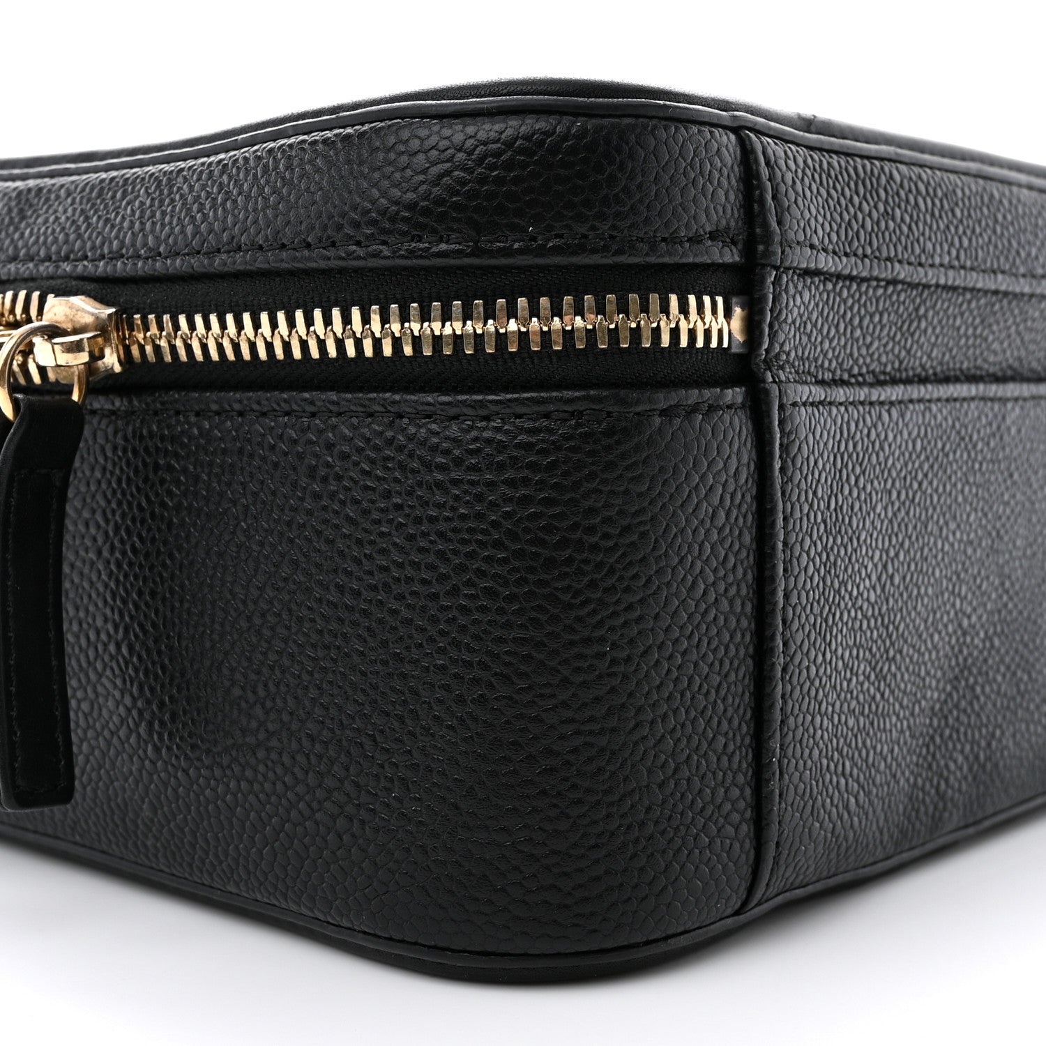 Chanel Caviar Quilted Large CC Filigree Vanity Case Black 10 of 13