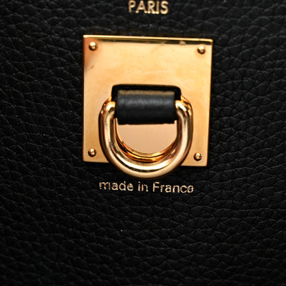 Louis Vuitton Calfskin City Steamer MM Magnolia Black 7 of 14