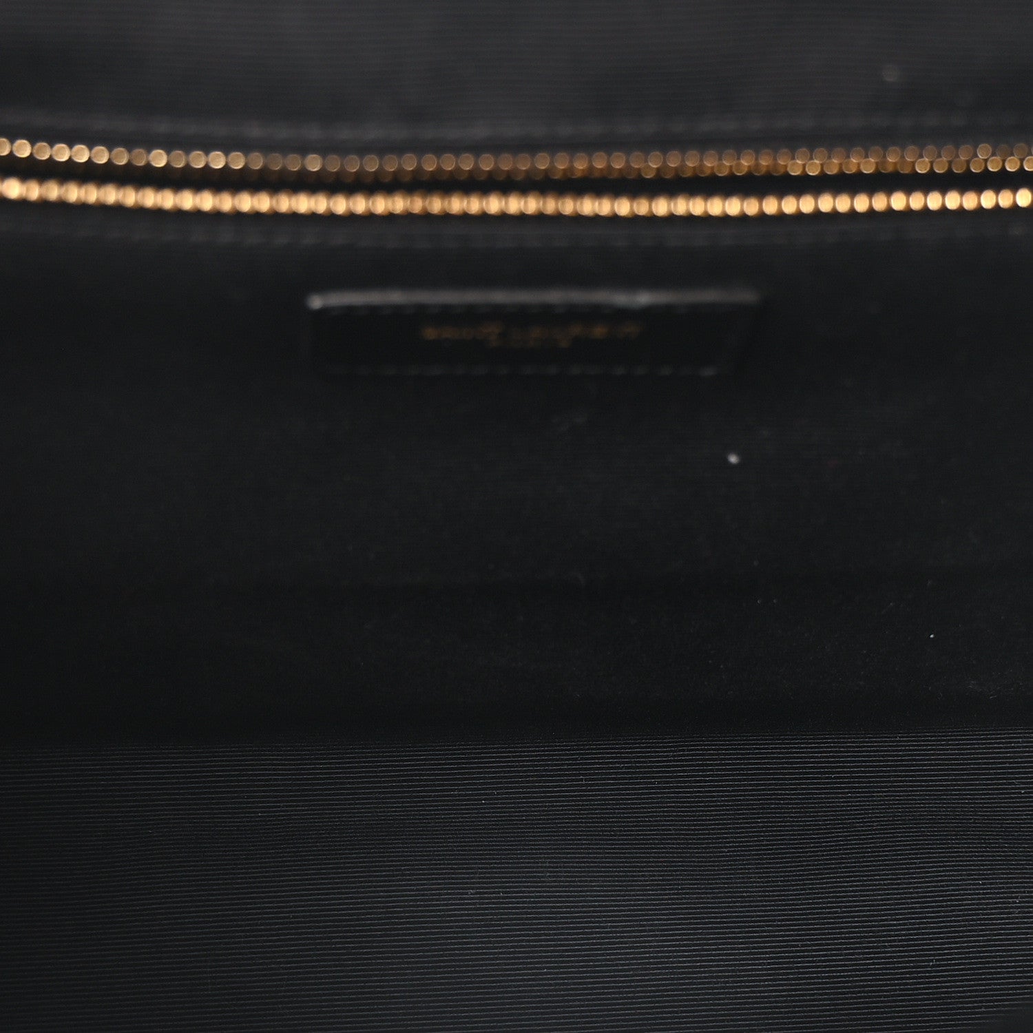 Saint Laurent Grain De Poudre Matelasse Chevron Large Monogram Satchel Black 5 of 10