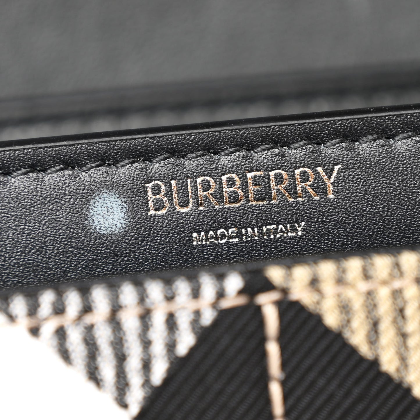 Jacquard Check Snip Bag Sand