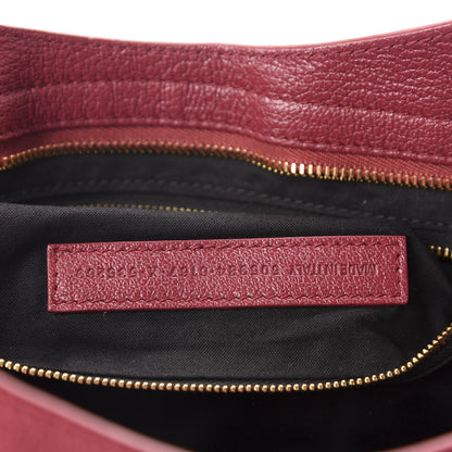 Balenciaga Chevre Gold Metallic Edge Hardware City Rouge Grenat 9 of 11