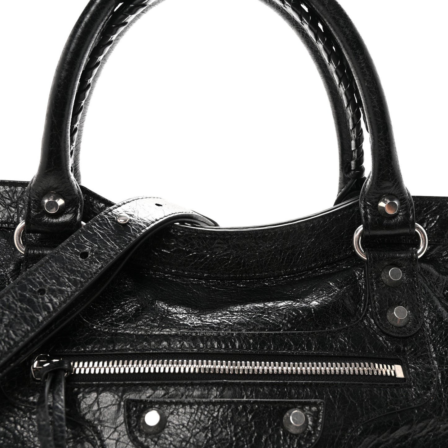 Agneau Arena Silver Hardware Medium Le City Black