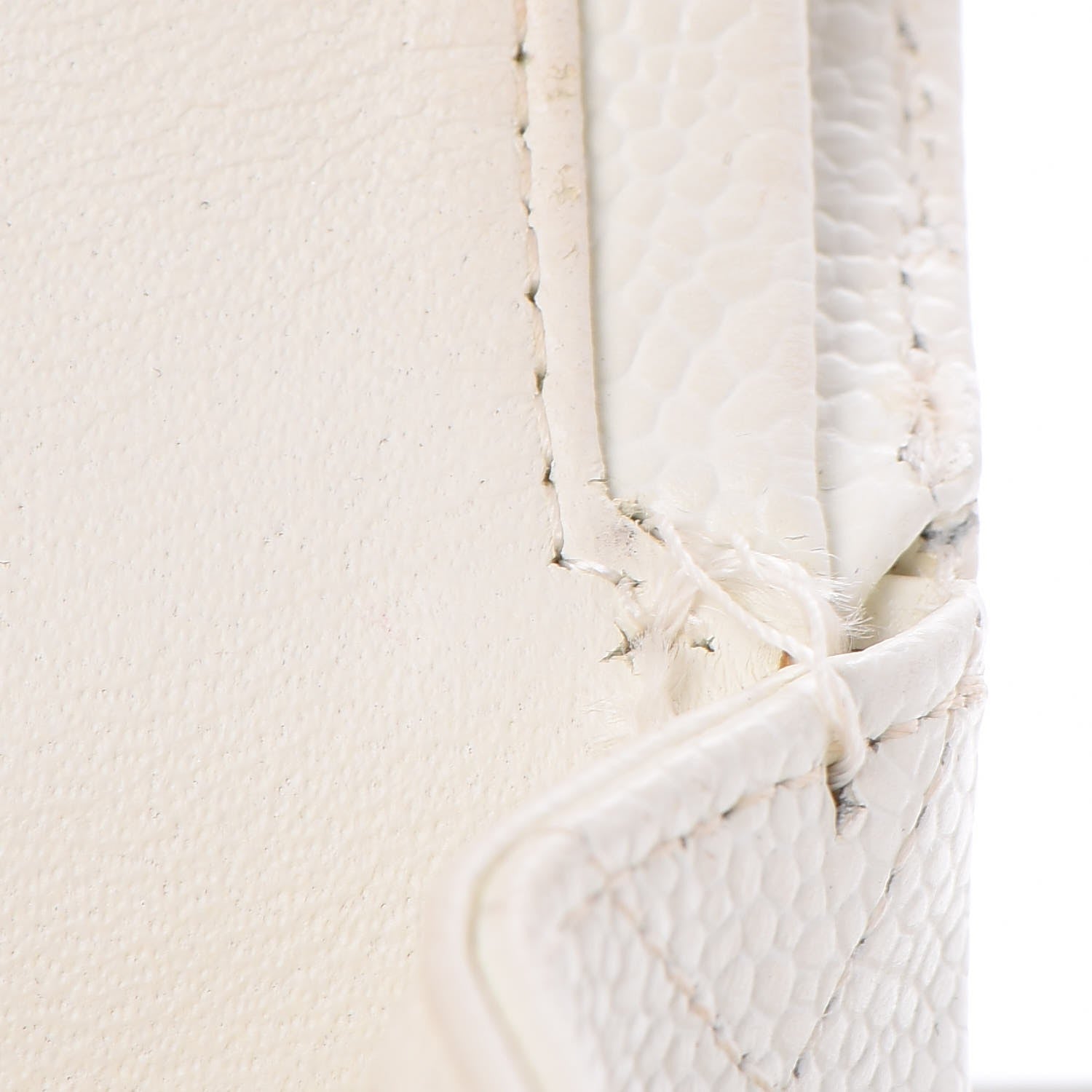 Chanel Caviar Quilted Medium Double Flap White 14 of 15