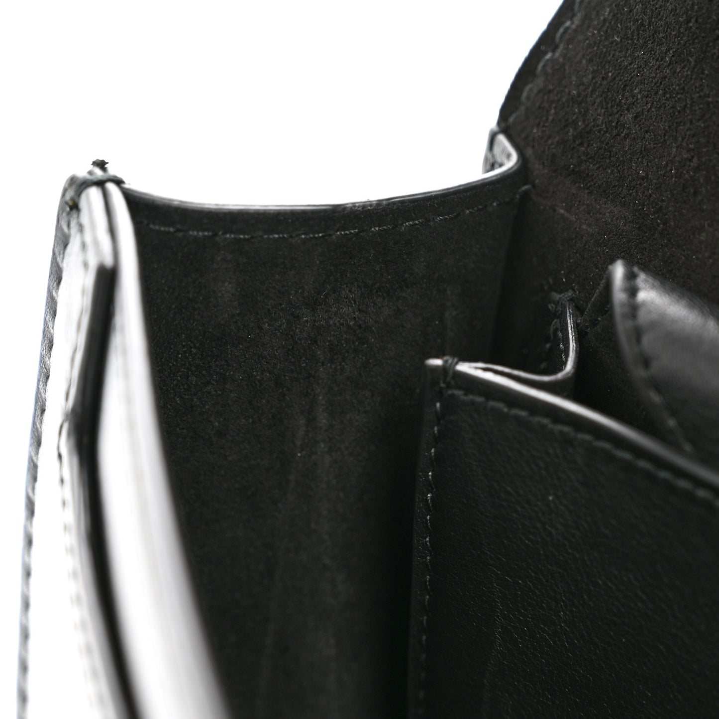 Calfskin J'Adior Chain Flap Bag Black