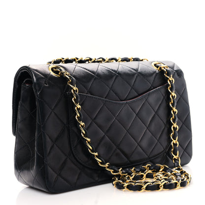 Chanel Lambskin Quilted Small Double Flap Black 3 of 10