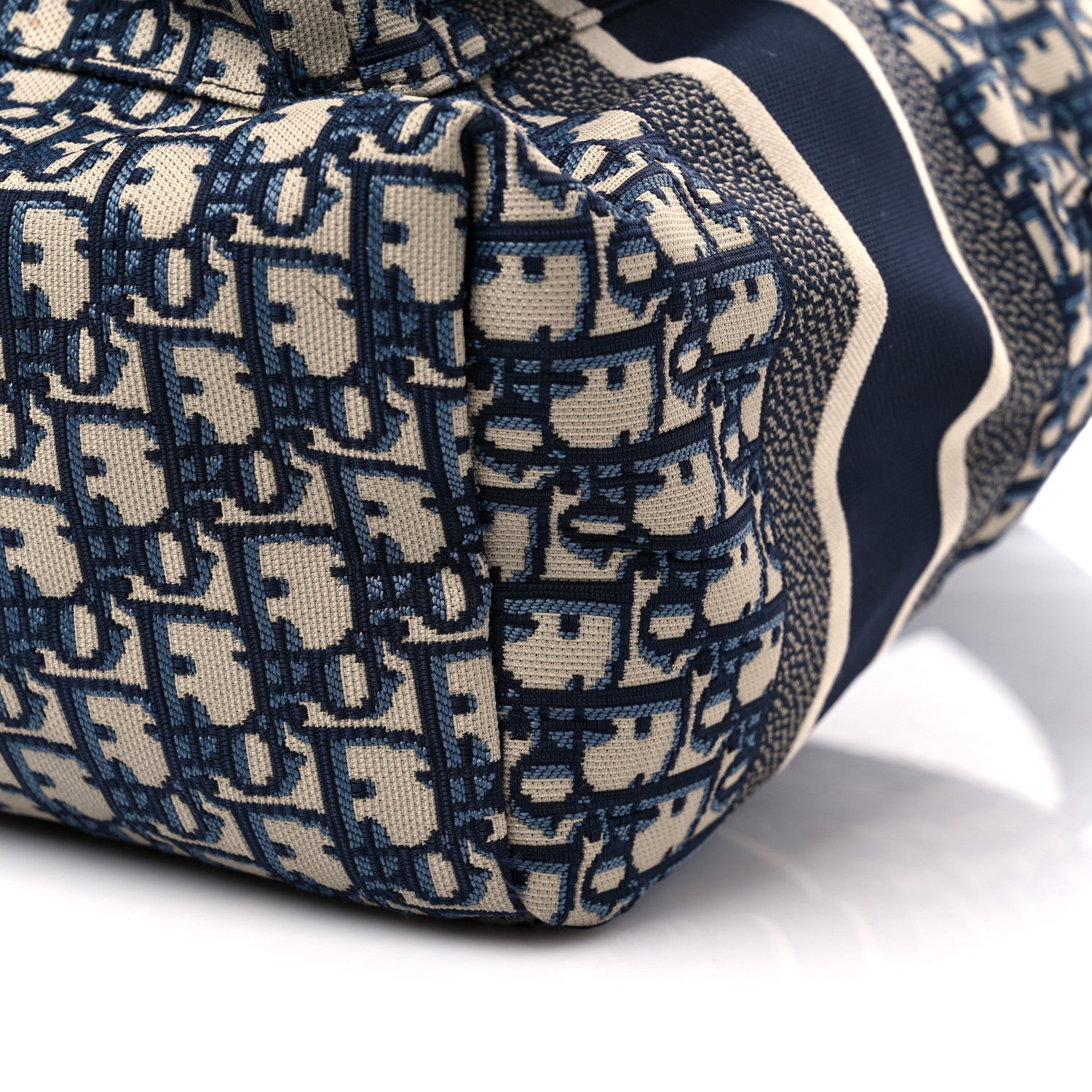 Christian Dior Oblique Diortravel Backpack Blue 8 of 11