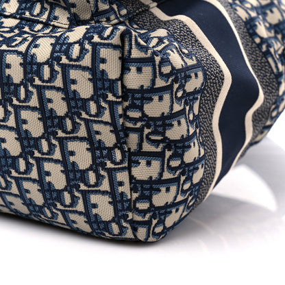 Christian Dior Oblique Diortravel Backpack Blue 8 of 11