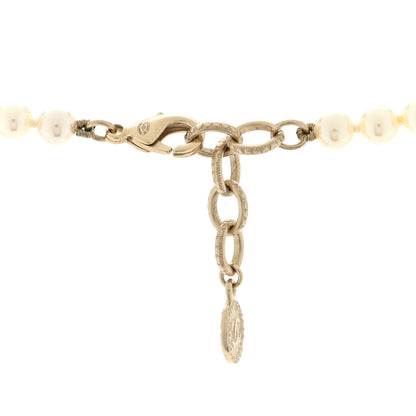 Chanel Graduated Pearl CC Short Necklace Gold 3 of 4