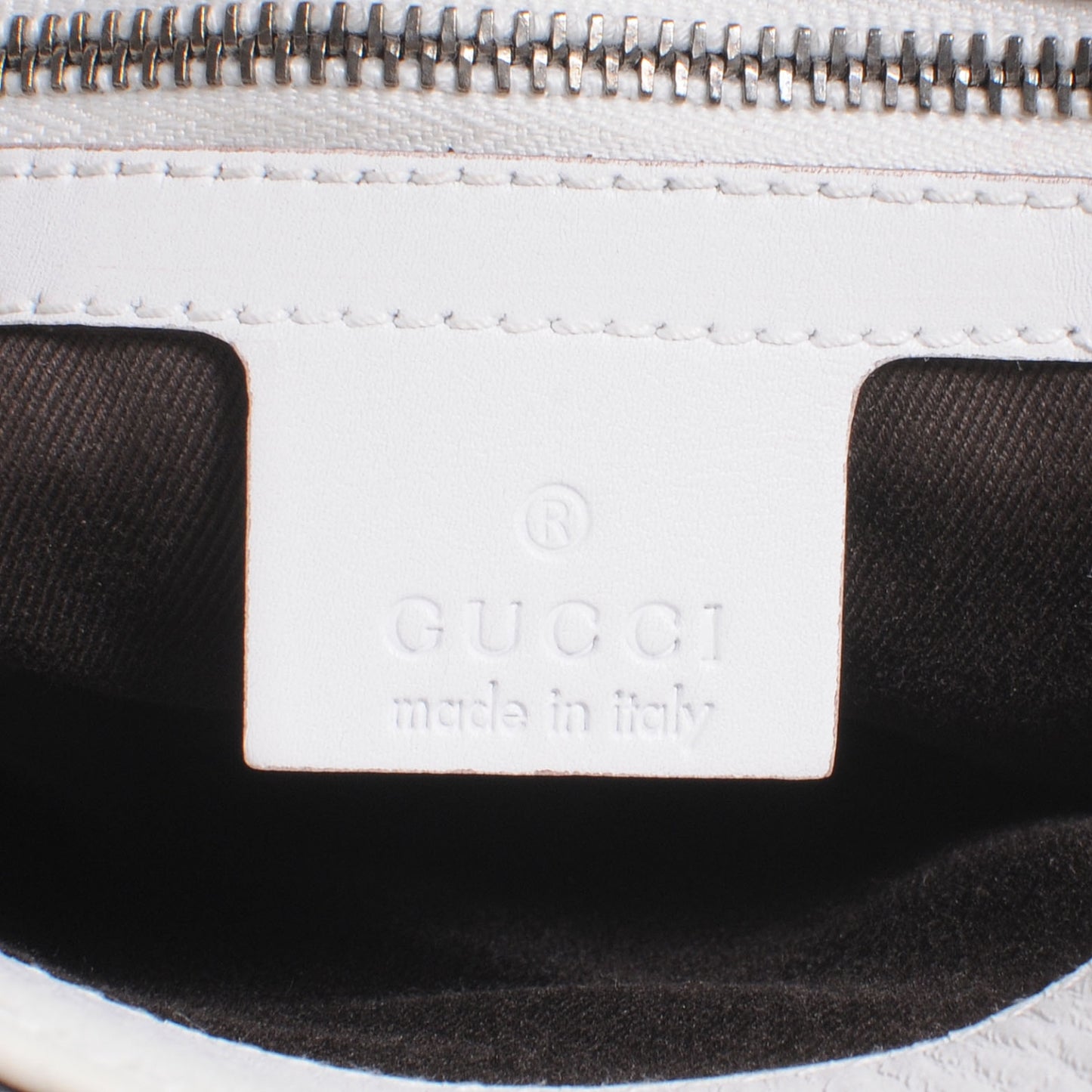 Monogram Calfskin Tote White