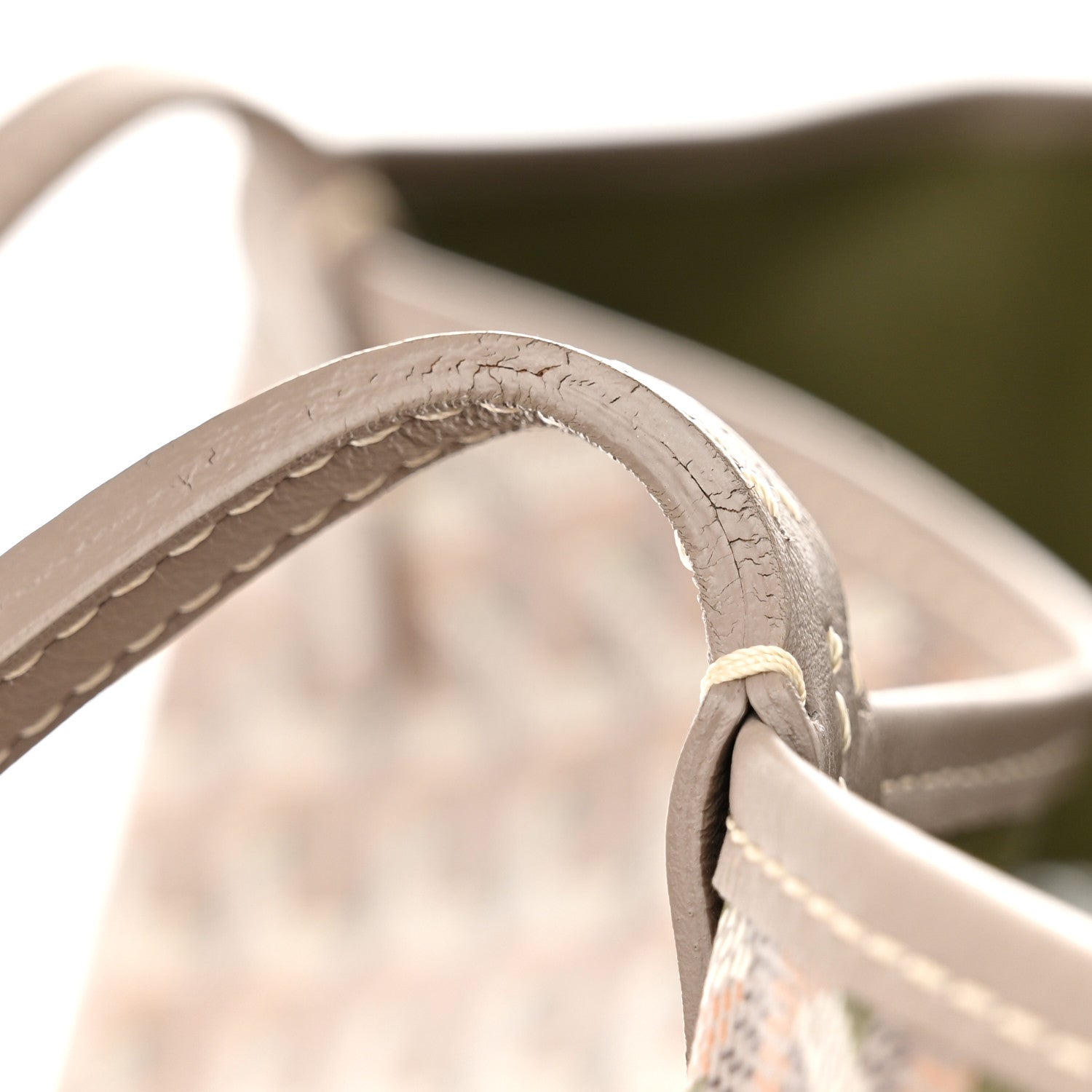 Goyard Goyardine Saint Louis Claire Voie GM Khaki 12 of 14