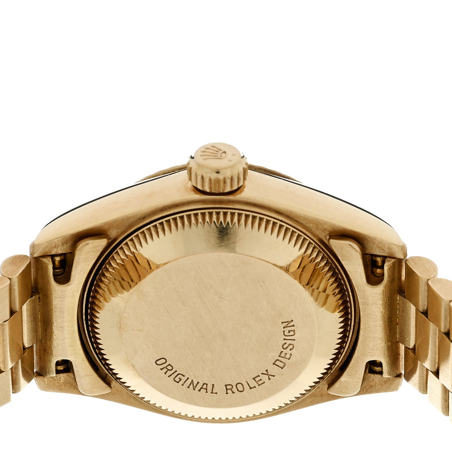 18K Yellow Gold 26mm Oyster Perpetual Datejust President Watch Champagne 69178