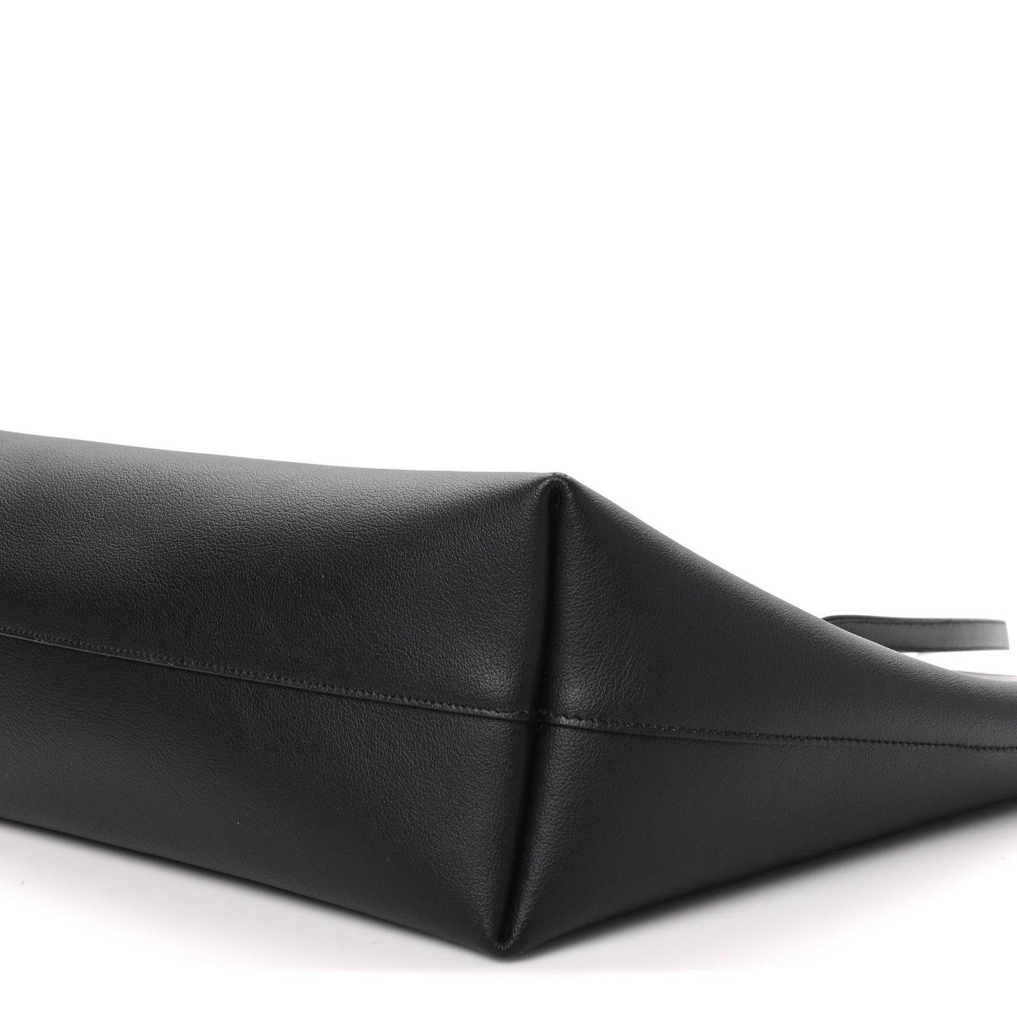 Calfskin Large Shopping Tote Black