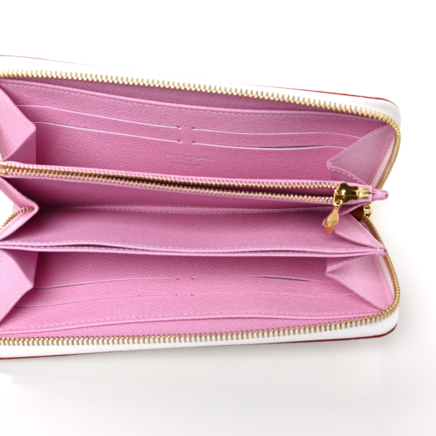 Louis Vuitton Monogram Multicolor Zippy Wallet White Litchi 5 of 6