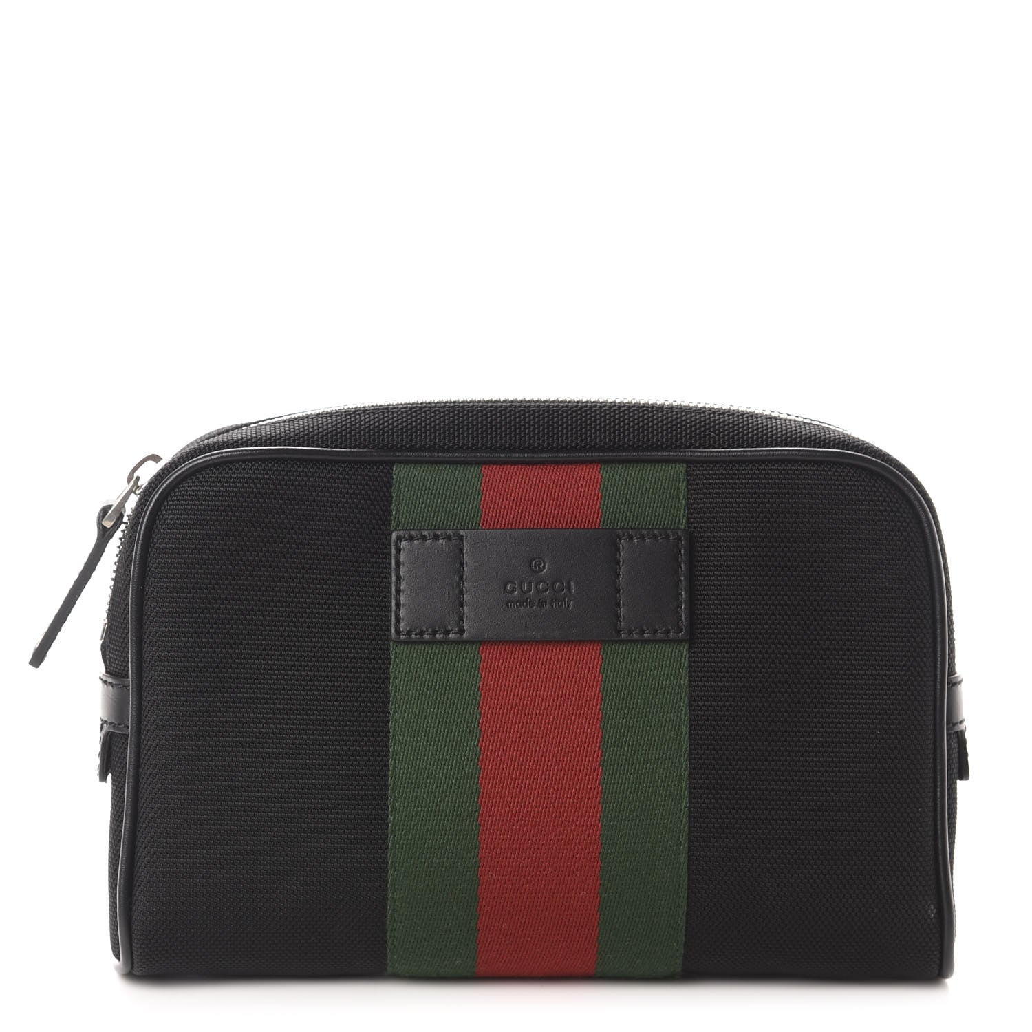 Gucci Canvas Web Slim Belt Bag Black 1 of 10