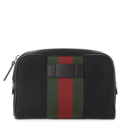 Gucci Canvas Web Slim Belt Bag Black 1 of 10