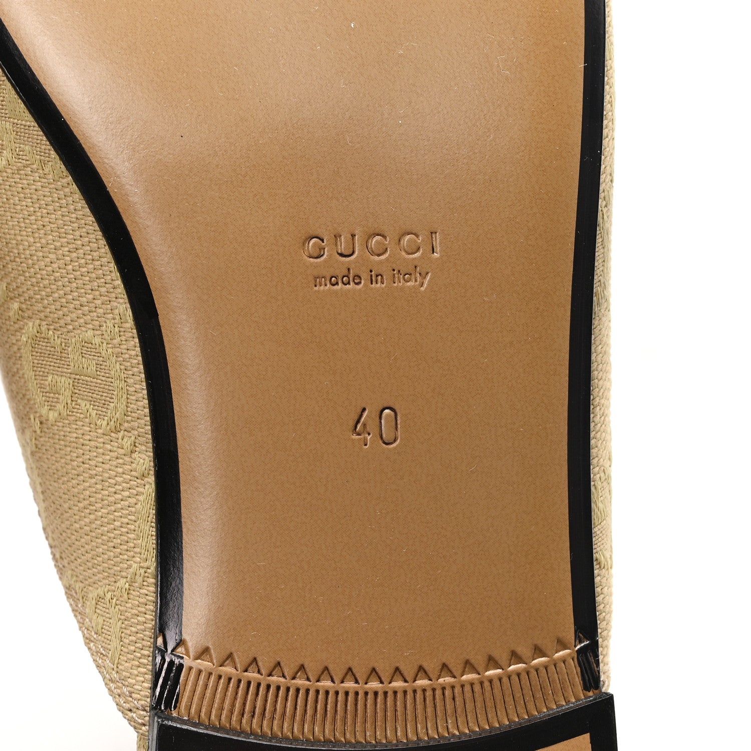 Gucci Canvas GG Monogram Womens Princetown Slippers 40 Egypt Salt 7 of 10
