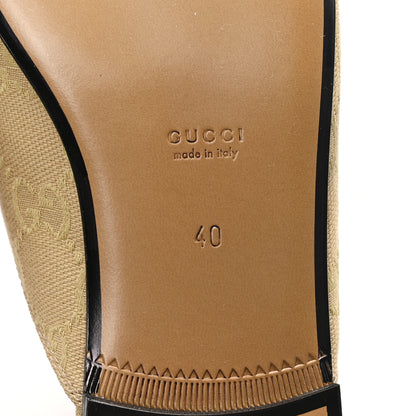 Gucci Canvas GG Monogram Womens Princetown Slippers 40 Egypt Salt 7 of 10