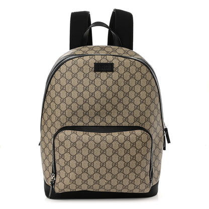 Gucci GG Supreme Monogram Medium Backpack Black 1 of 14