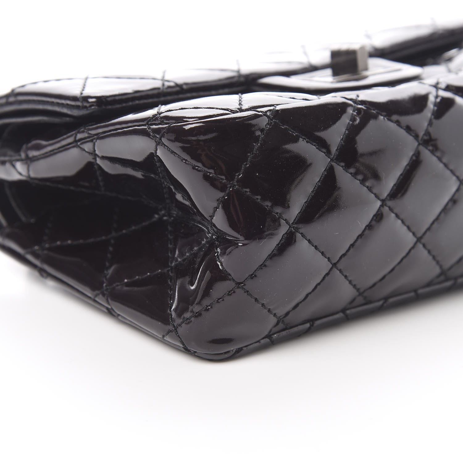 Chanel Patent 2.55 Reissue Flap 224 Purple 9 of 15