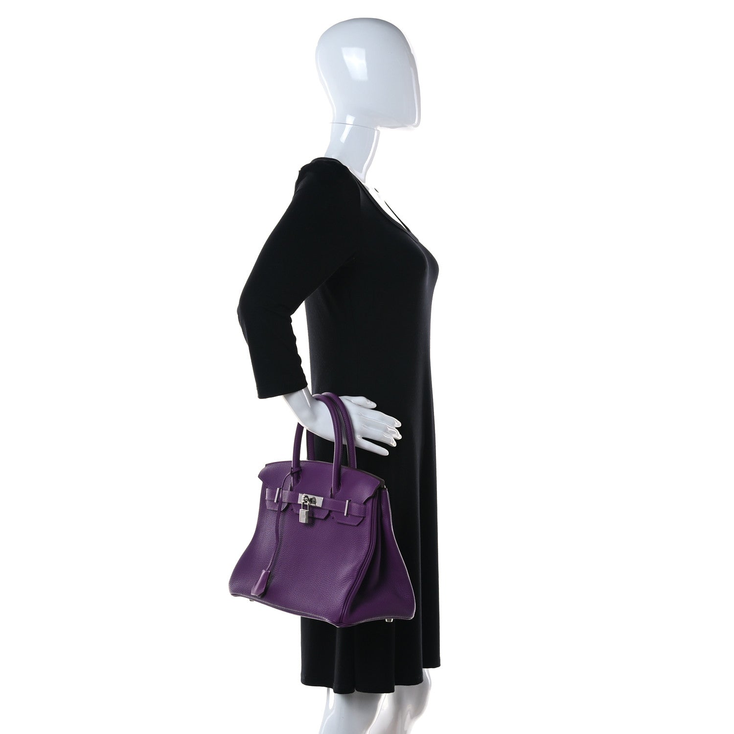 Hermes Togo Birkin 30 Ultraviolet 2 of 9
