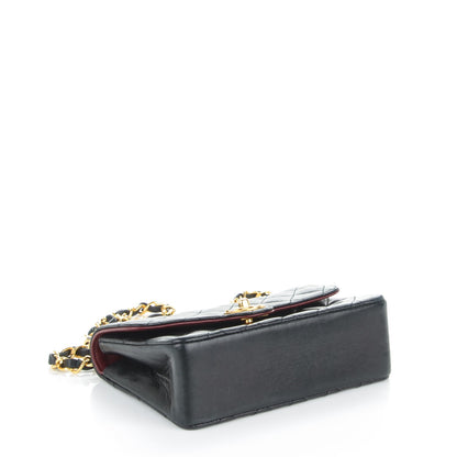 Chanel Lambskin Quilted Mini Flap Black 4 of 8