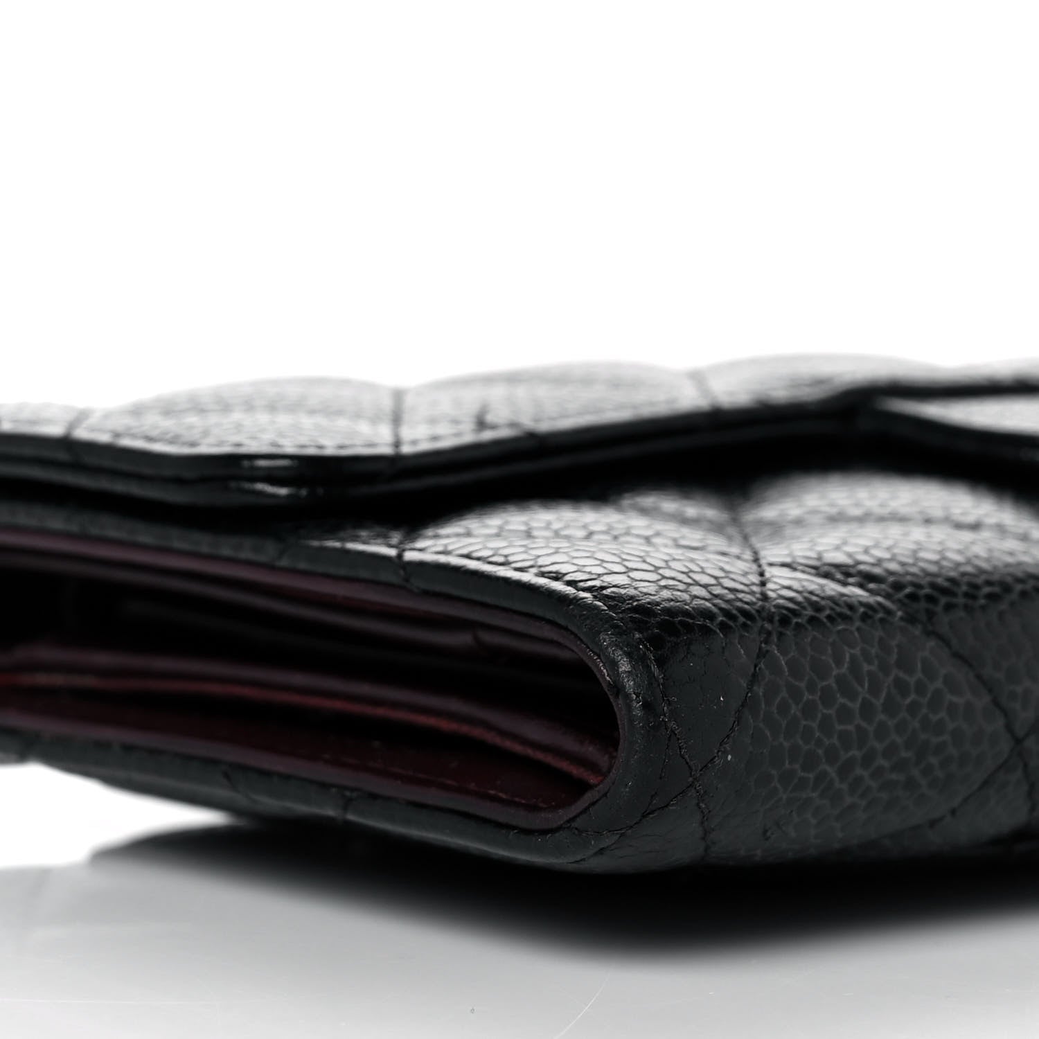 Chanel Caviar Quilted Long Flap Wallet Black 9 of 12