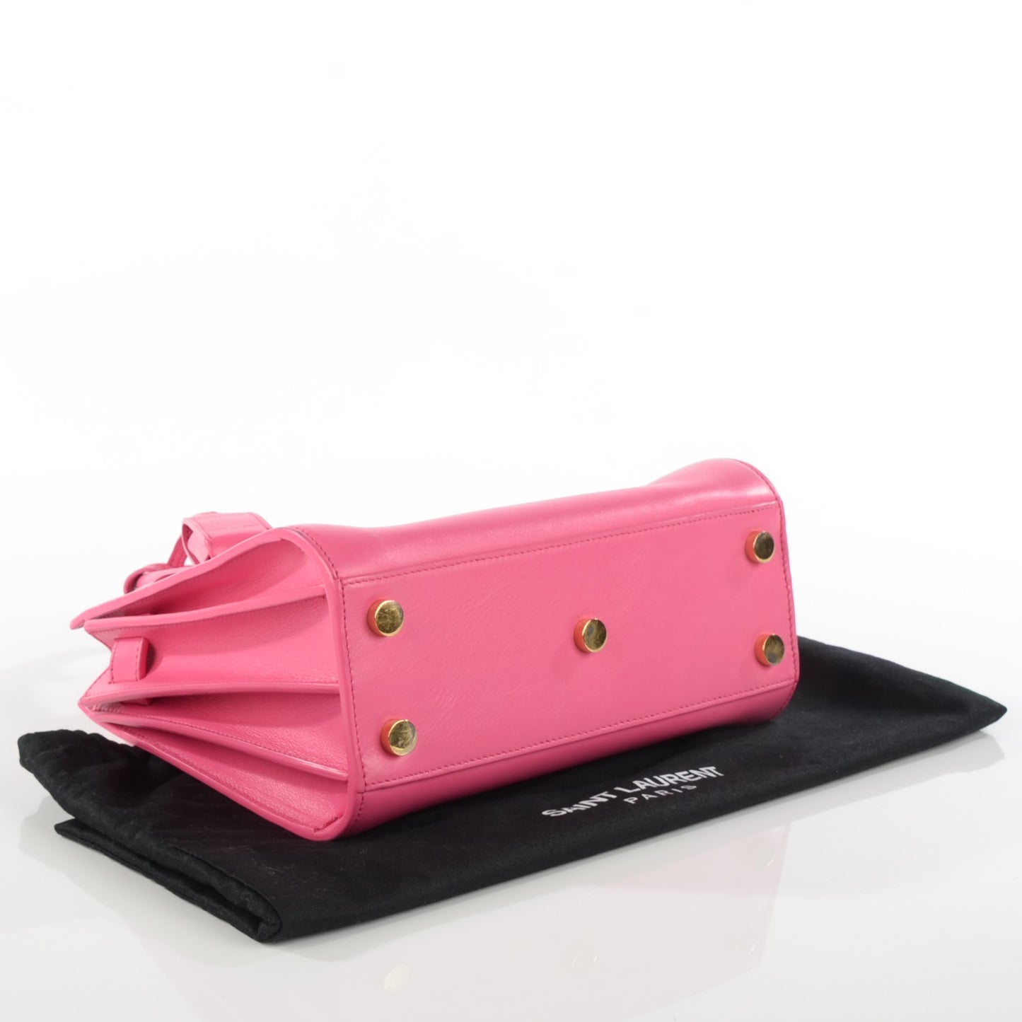 Calfskin Nano Sac De Jour Lipstick Fuchsia