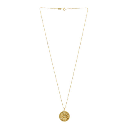 Jennifer Meyer 18K Yellow Gold Diamond Good Luck Pendant Necklace 3 of 7