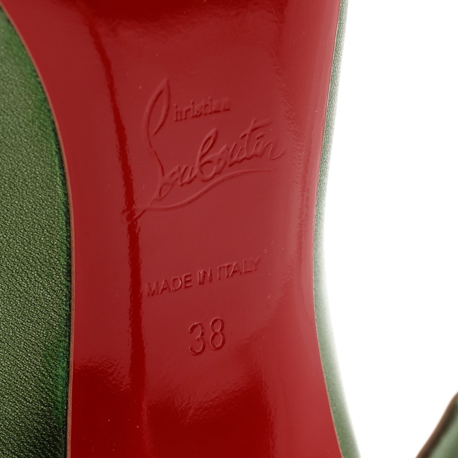 Christian Louboutin Metallic Nappa Kate 100 Pumps 38 Verlaine 7 of 8
