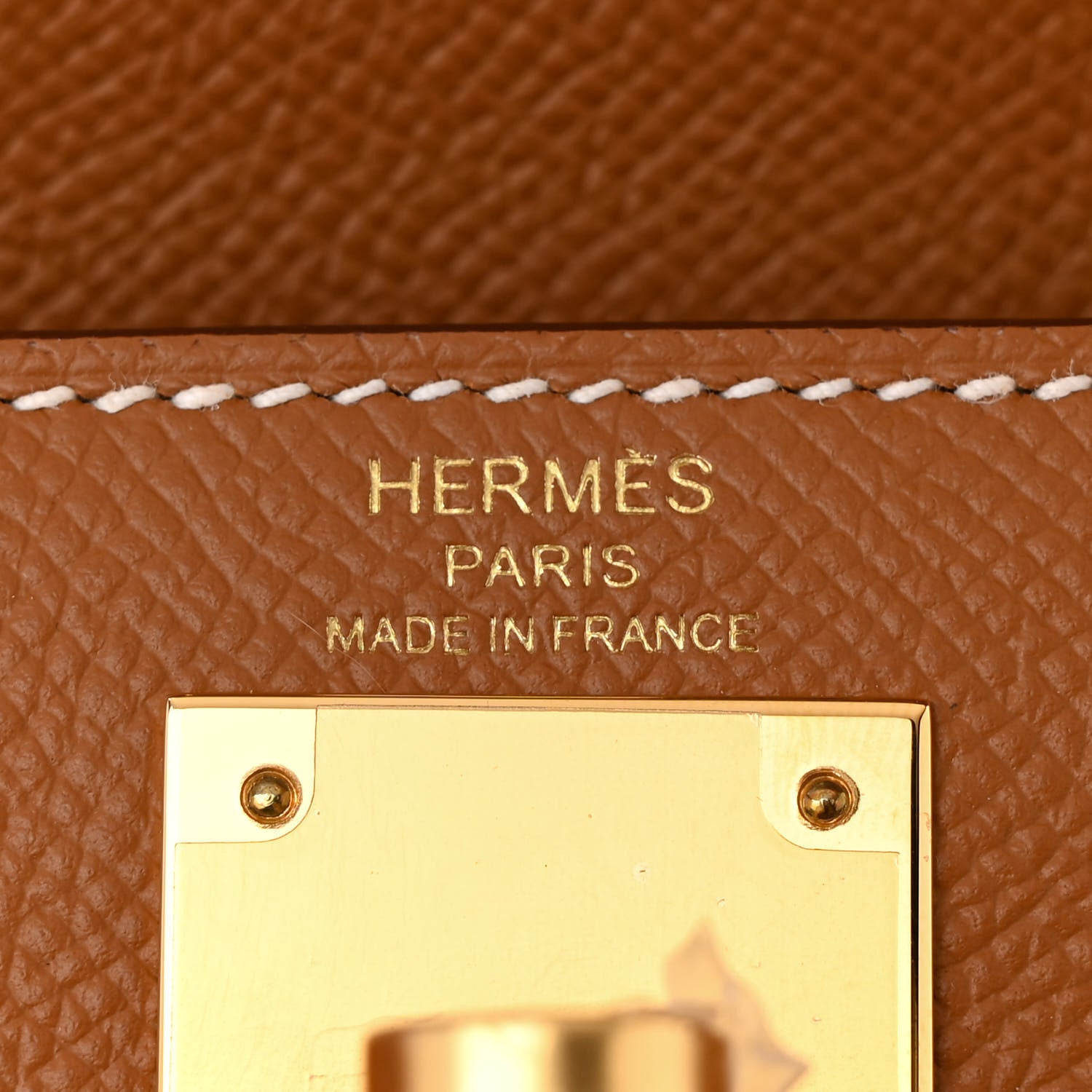 Hermes Epsom Kelly Sellier 28 Gold 6 of 11