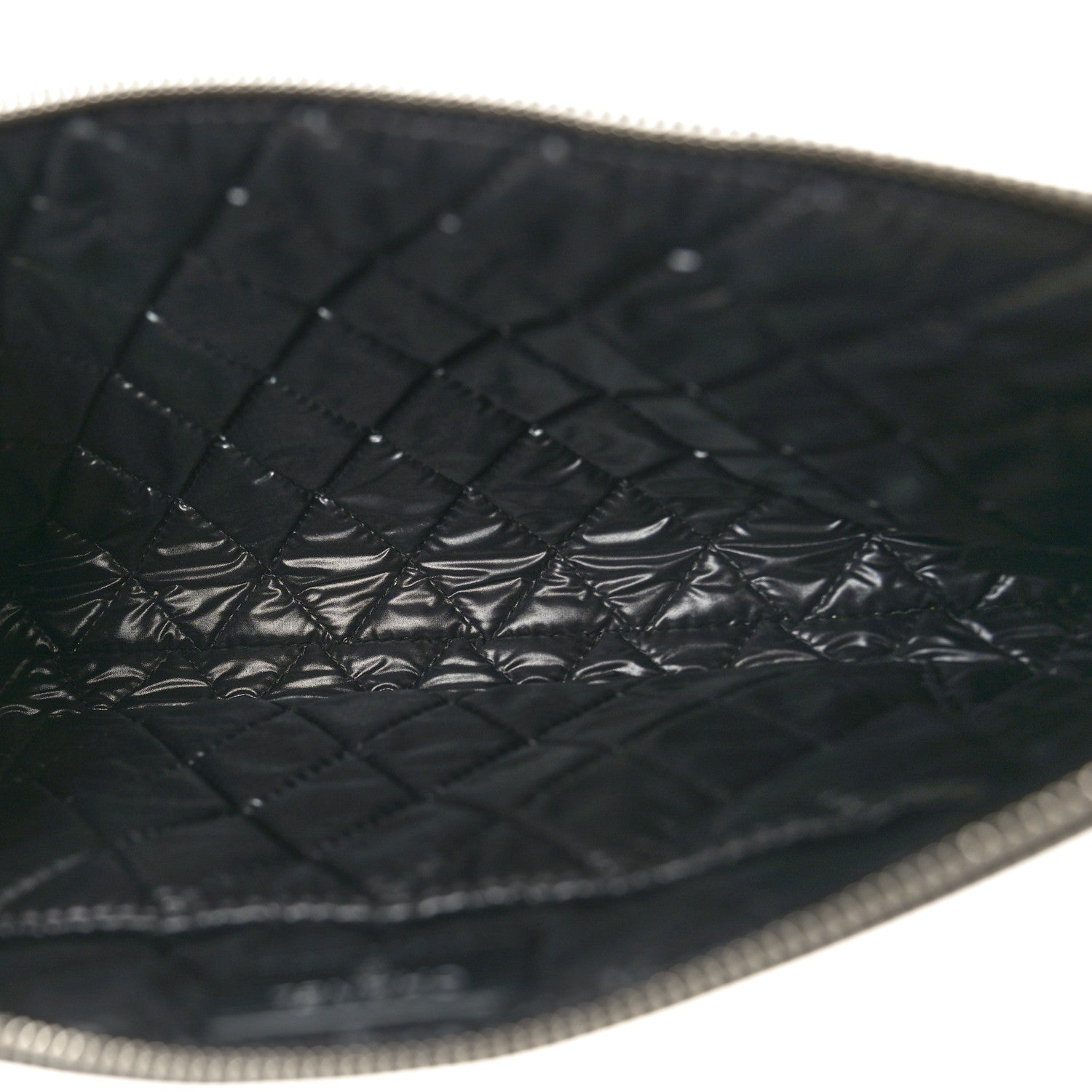 Chanel Metallic Calfskin Keyboard Pouch Black 5 of 8