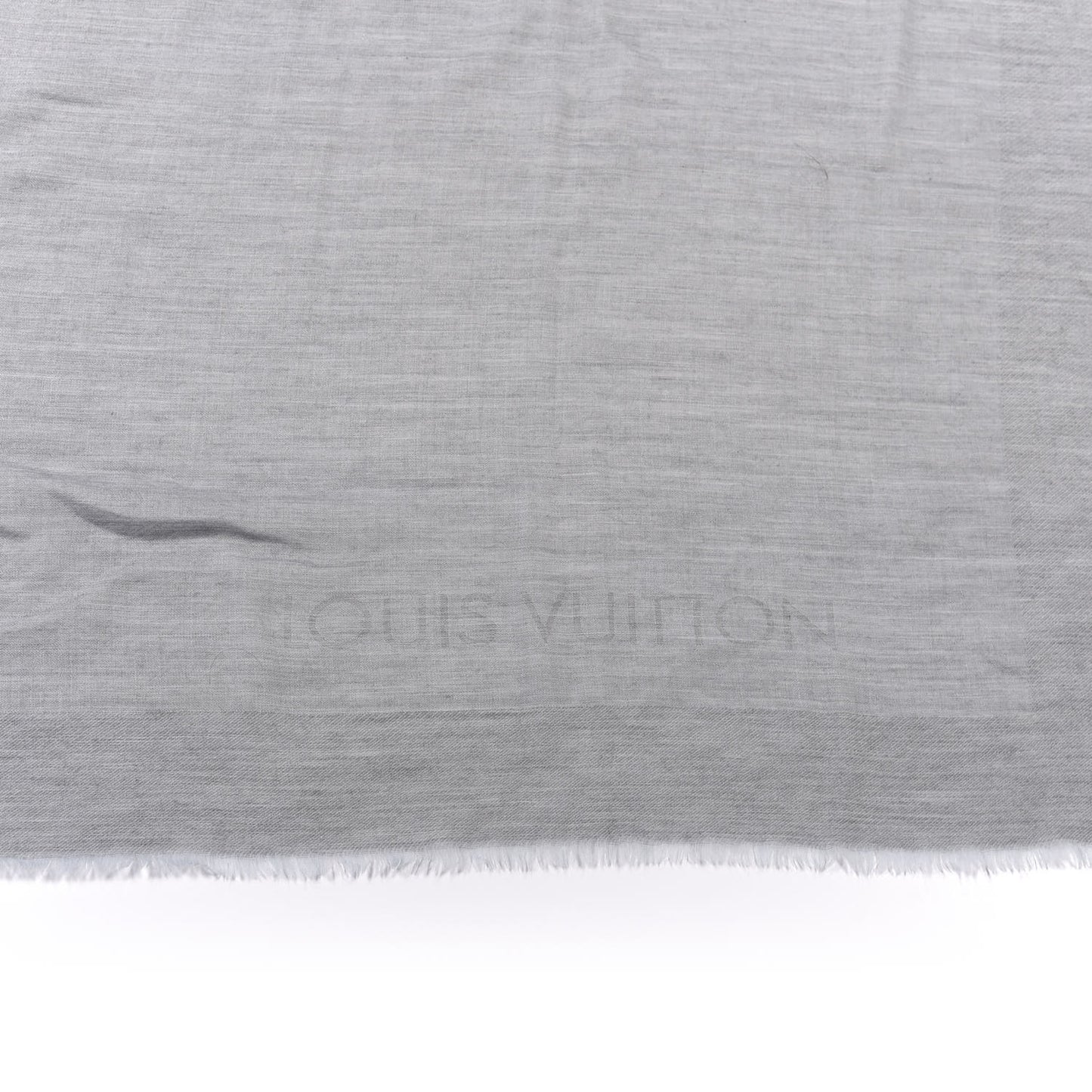 Woven Cashmere Travel Shawl Grey