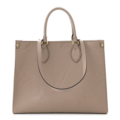 Louis Vuitton Empreinte Monogram Giant Onthego MM Tourterelle 1 of 10