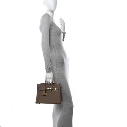 Hermes Togo Birkin 25 Etoupe 2 of 11