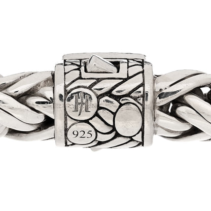 John Hardy Sterling Silver Quartz Hematite Doublet Wheat Chain Bracelet 3 of 3