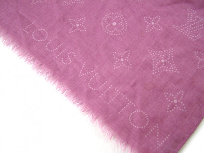Louis Vuitton Mahina Shawl Violet Cashmere/Silk Scarf 3 of 10