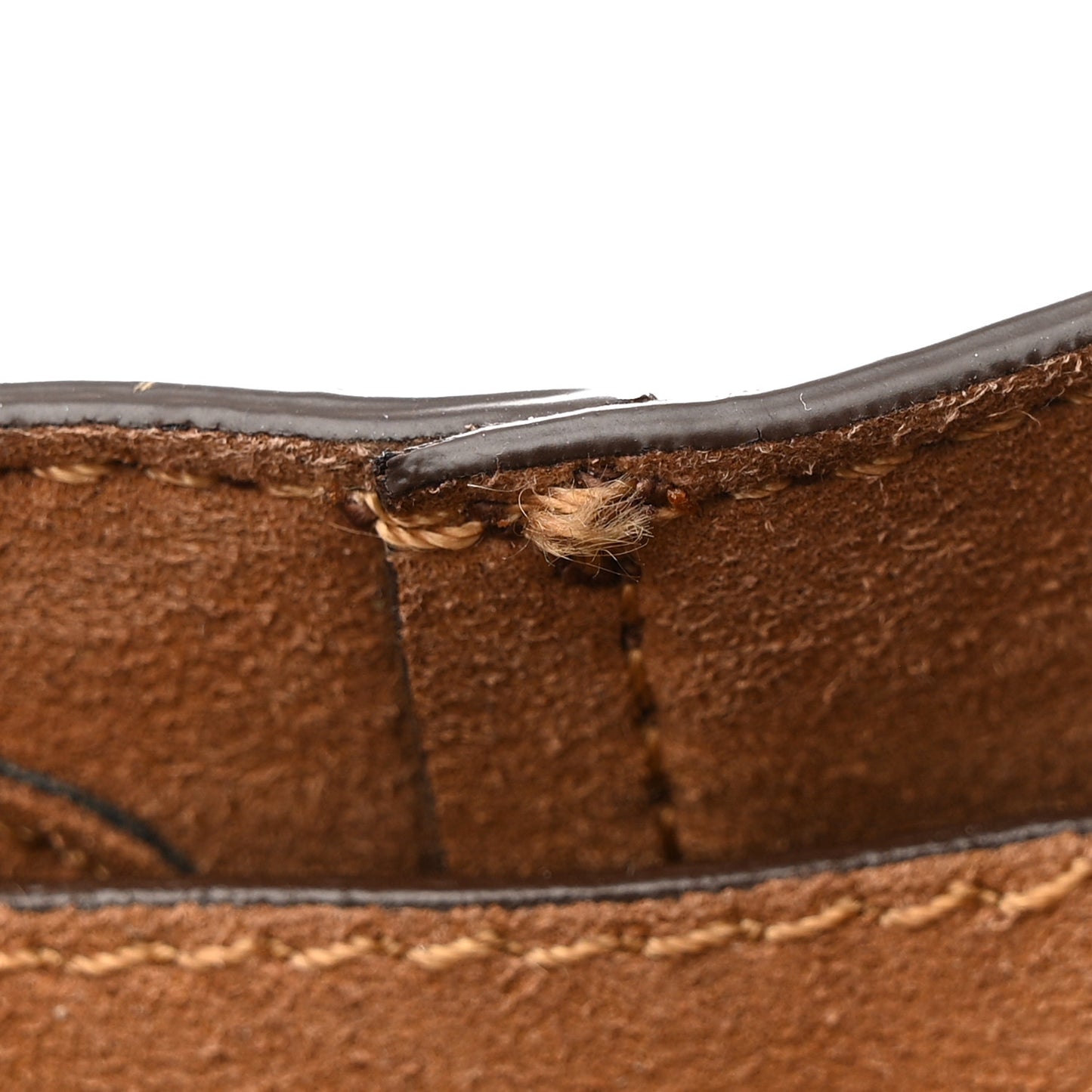 Perforated Eco Alter Nappa Mini Bucket Bag Brown