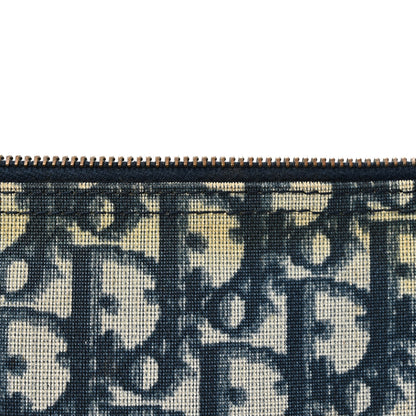 Christian Dior Monogram Mini Saddle Pochette White Blue 14 of 19