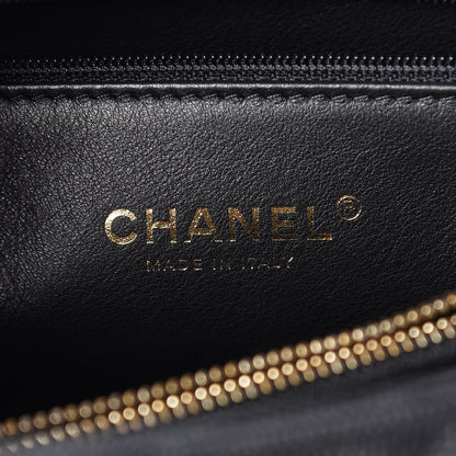 Chanel Caviar Lizard Embossed Quilted Small Coco Handle Flap Black 6 of 10