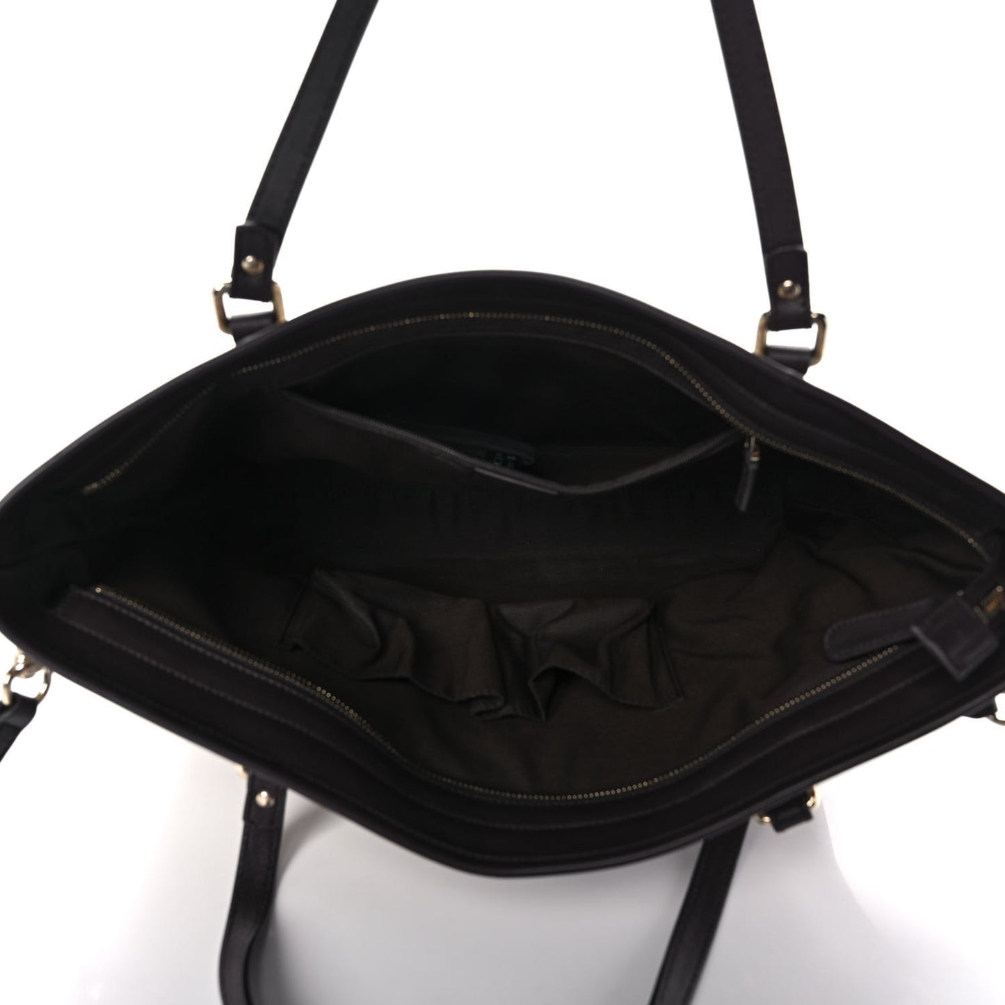 GG Supreme Monogram Medium Joy Tote Dark Brown