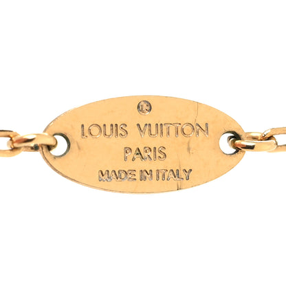 Louis Vuitton Metal LV and Me Heart Necklace Gold 4 of 5