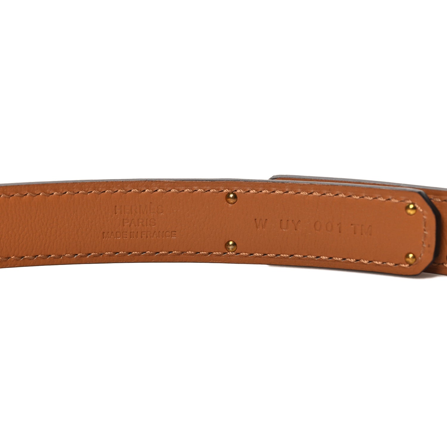 Hermes Epsom Kelly Belt Gold 3 of 4