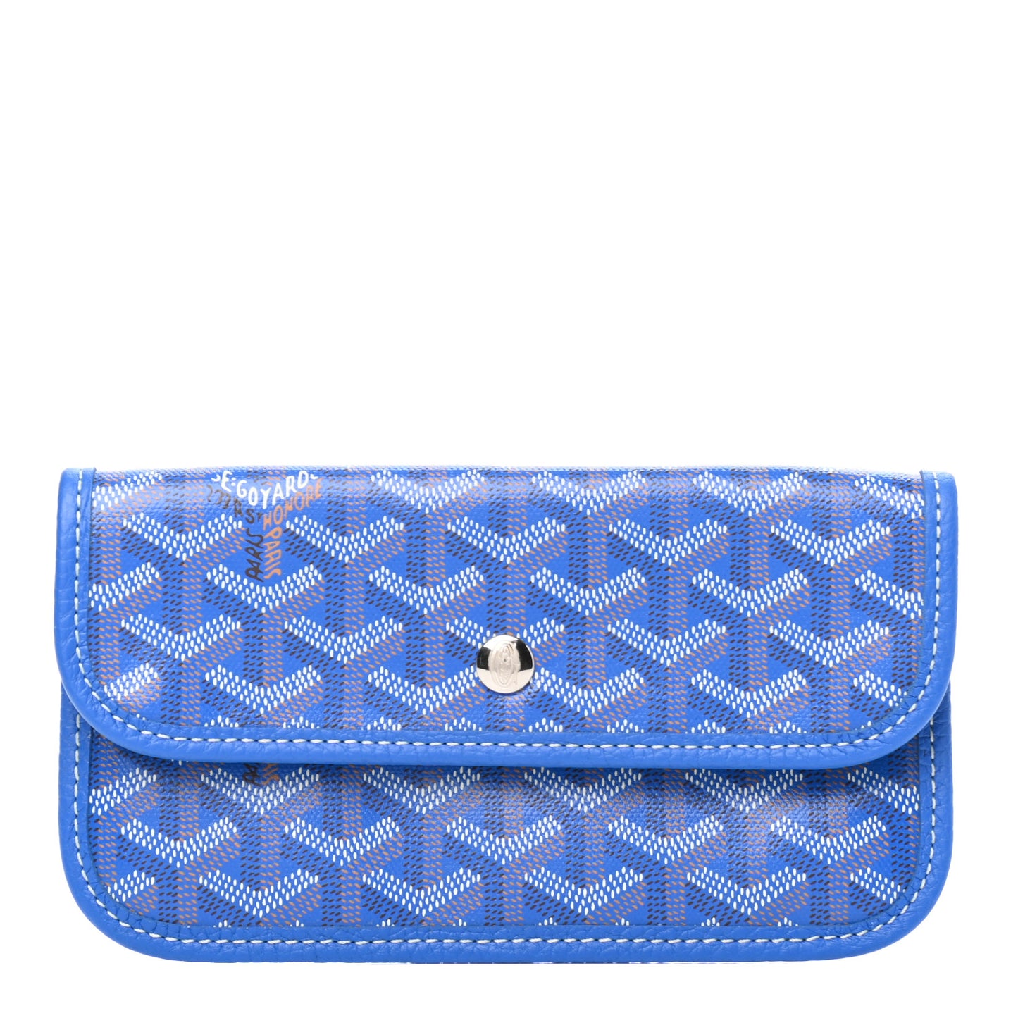 Goyardine Pouch Sky Blue
